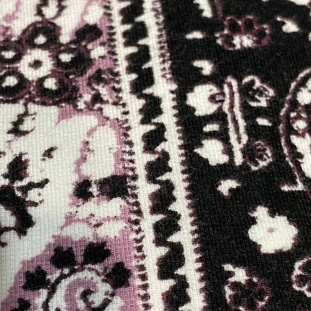 Cato purple black & white skirt